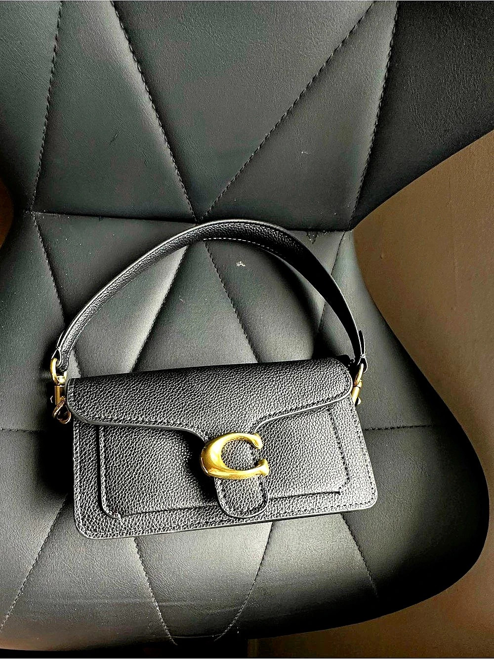 Coach Tabby Shoulder Bag 20 Black Crossbody Bag